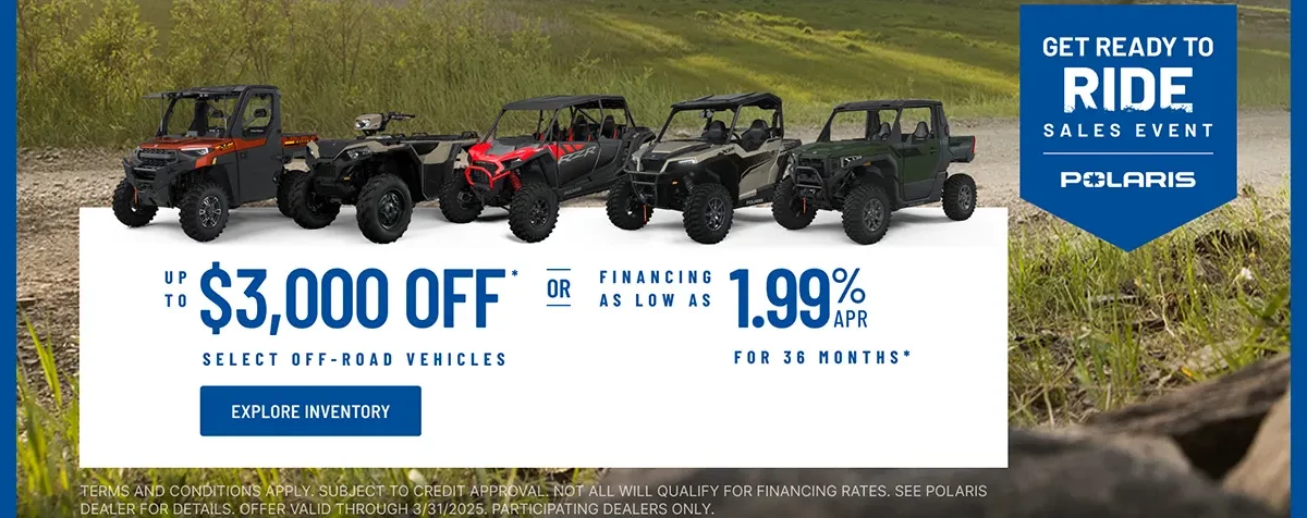 Get Ready to Ride Sales Event