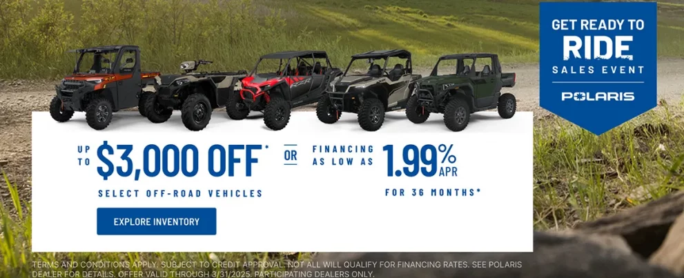 Get Ready to Ride Sales Event