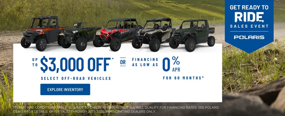 Get Ready to Ride Sales Event